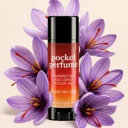 Pocket Perfume Scent No. 0222 with saffron crocus flowers